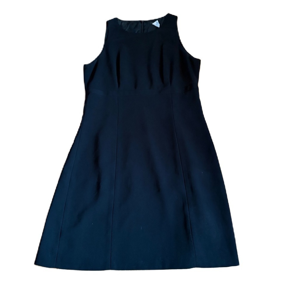 J.Crew A-line Black Dress Sz 8 Women’s Cocktail Mini to Midi Sleeveless